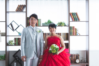 洋装　スタジオ撮影