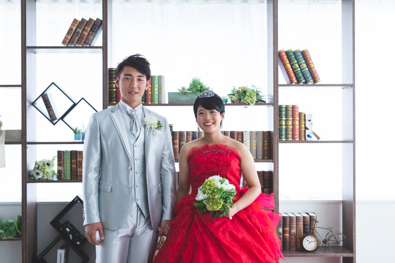 洋装　スタジオ撮影