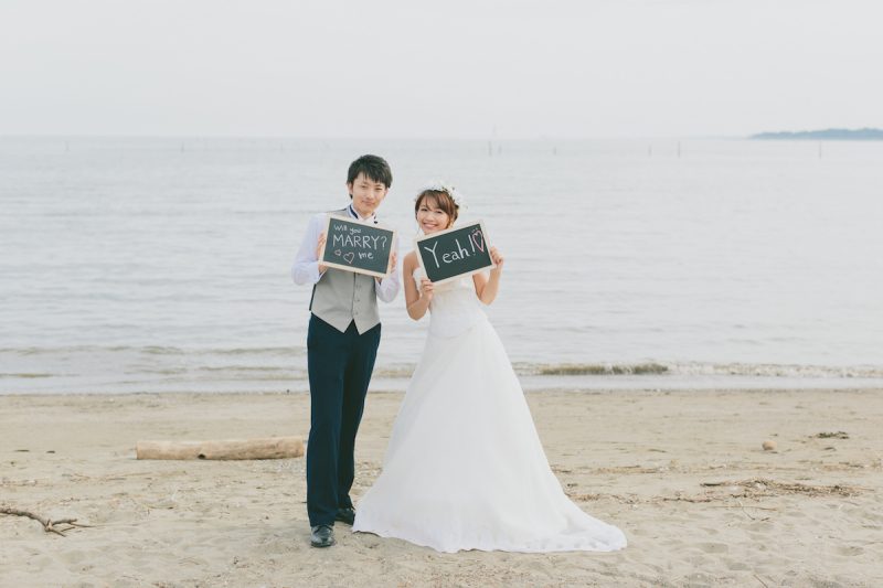 七里ヶ浜にて撮影スタート☆