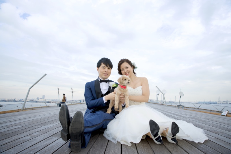 お座りショット♪