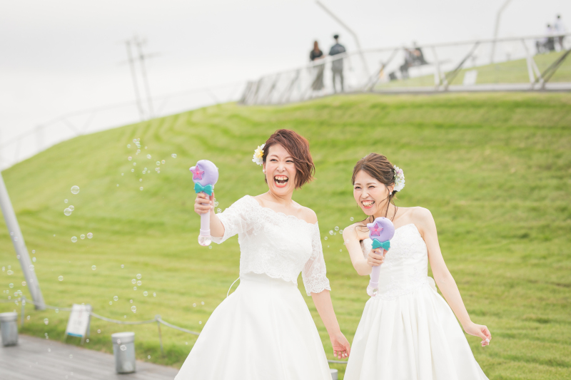 シャボン玉で遊ぼう!