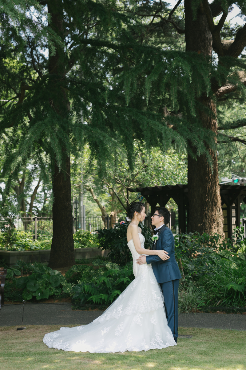 木漏れ日の下で