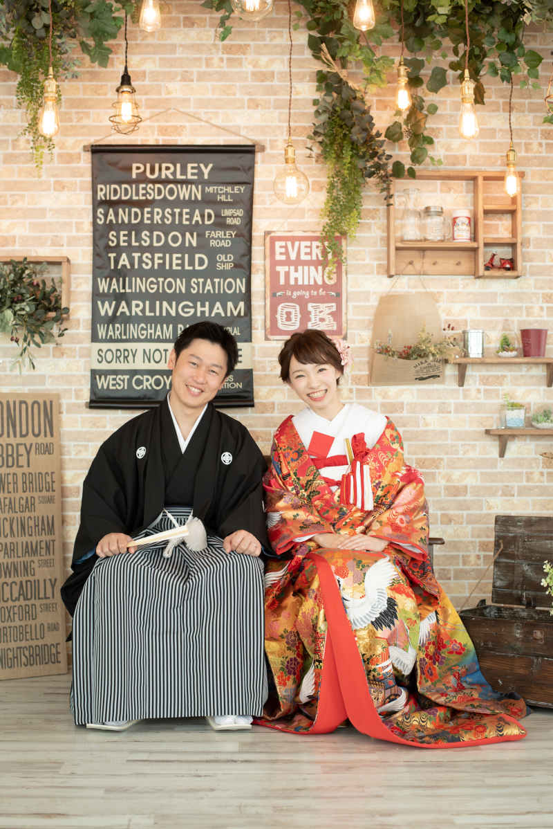 頭を寄せ合ってにっこり♡