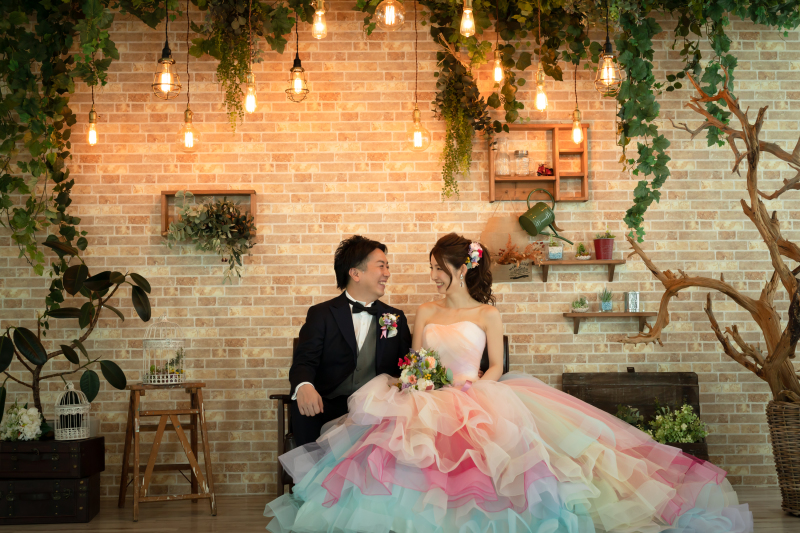 幻想的な空間で