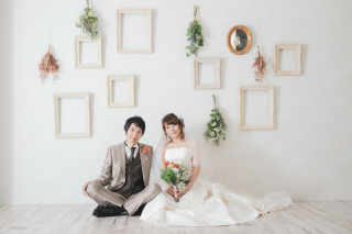 洋装 スタジオで記念撮影♪