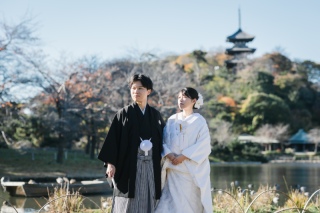 【紅葉&times;三渓園】日程限定コミコミプラン◆ご新婦様白無垢or色打掛追加料金無し！