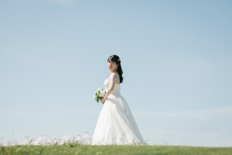 ご新婦様のソロショット♩