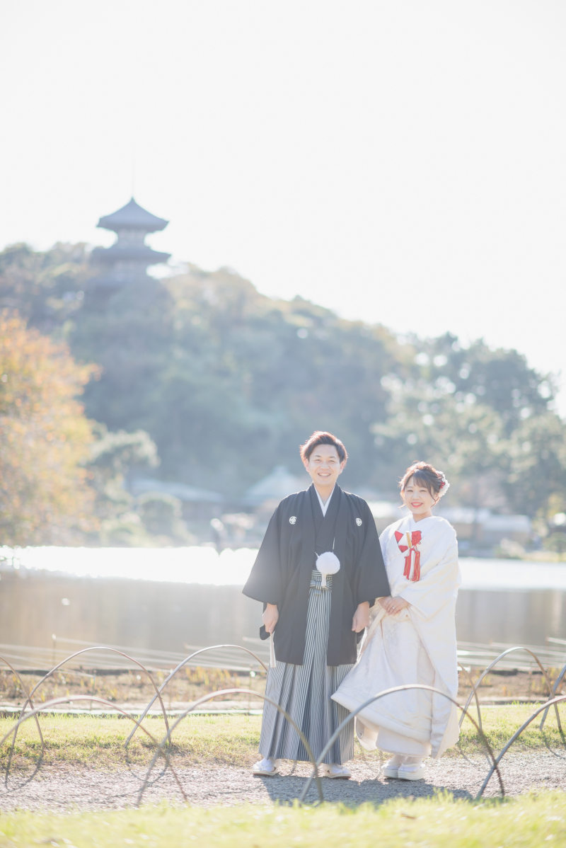 白無垢×赤小物