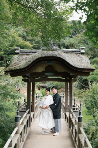 緑豊かな９月の三渓園で・・