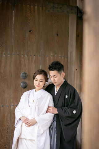 三渓園　桜　和装