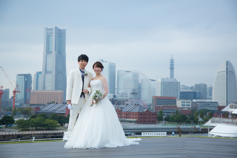 みなとみらいの景色と