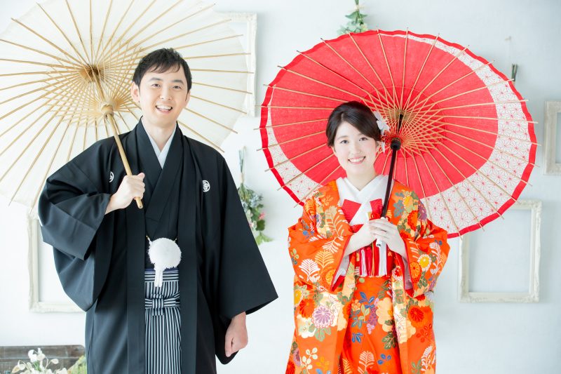 傘をさして・・・