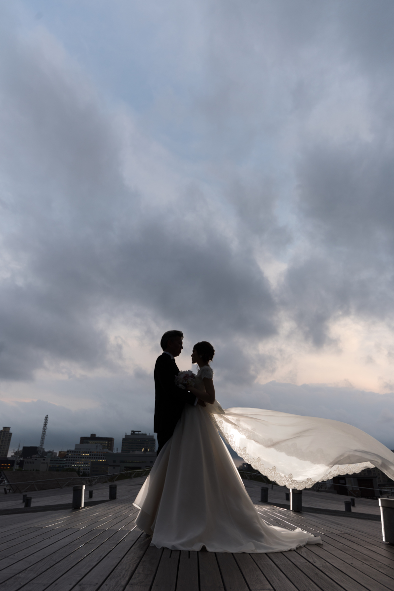 トレーンをなびかせて