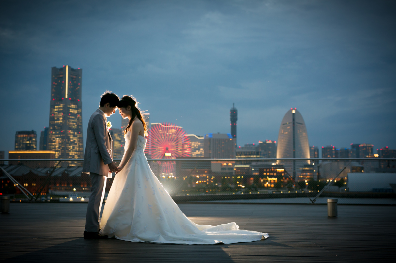 キラキラの夜景