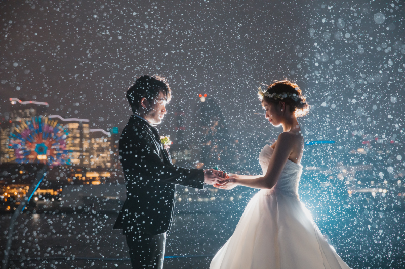 和洋装　ロケーション撮影