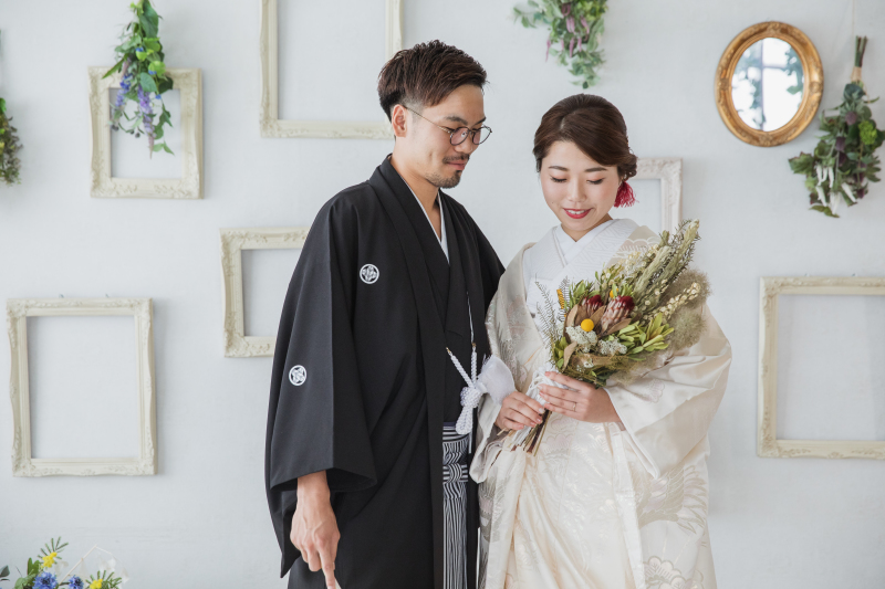 お持ち込みのブーケで