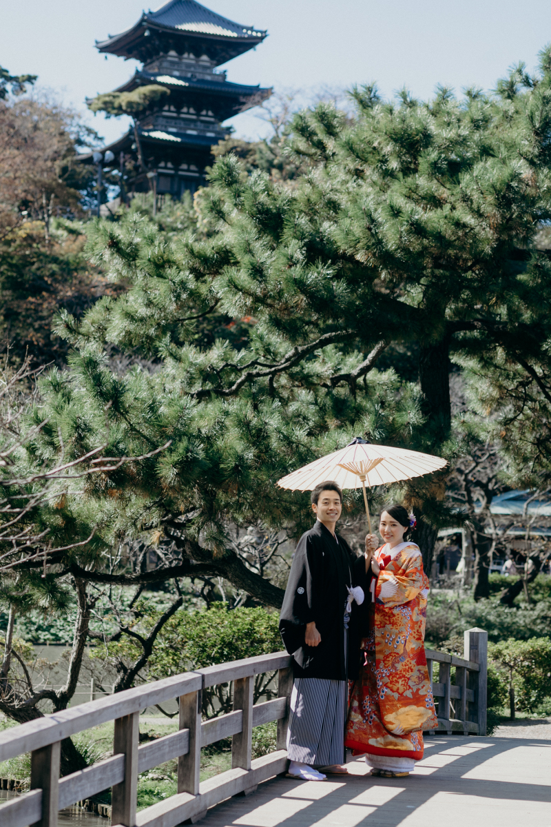 橋の上で・・・