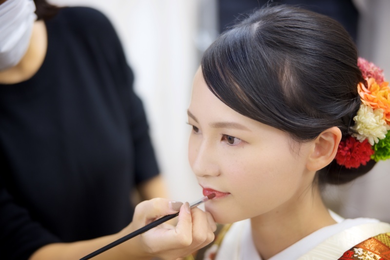 ヘアメイクの仕上がりは・・・♪