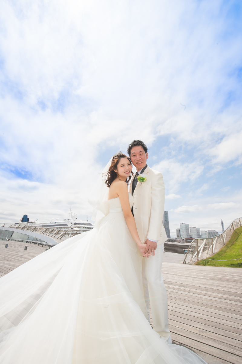 空をバックに・・・♡