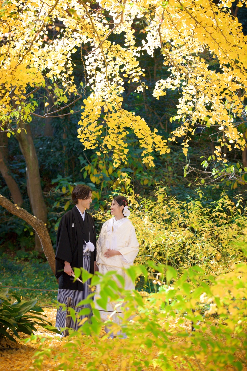 紅葉の中で*