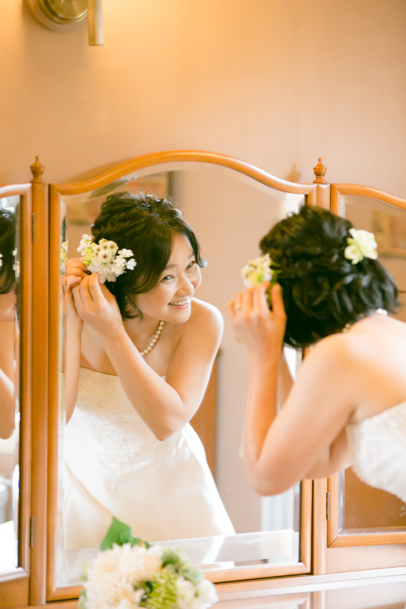 お支度ショット