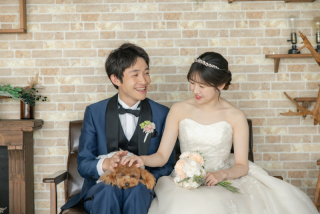 【ペット撮影プラン】◇衣装も選び放題！大好きなペットとの撮影もお任せ下さい！