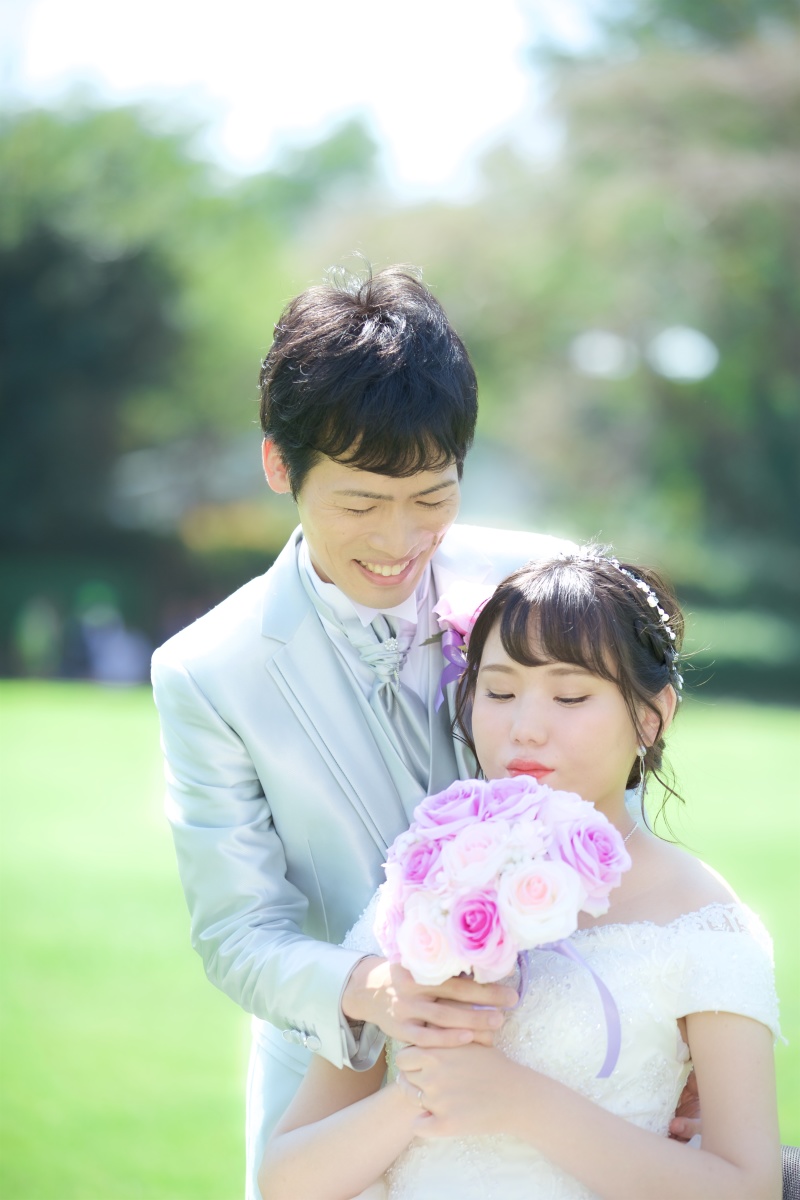 ピンク×グリーン