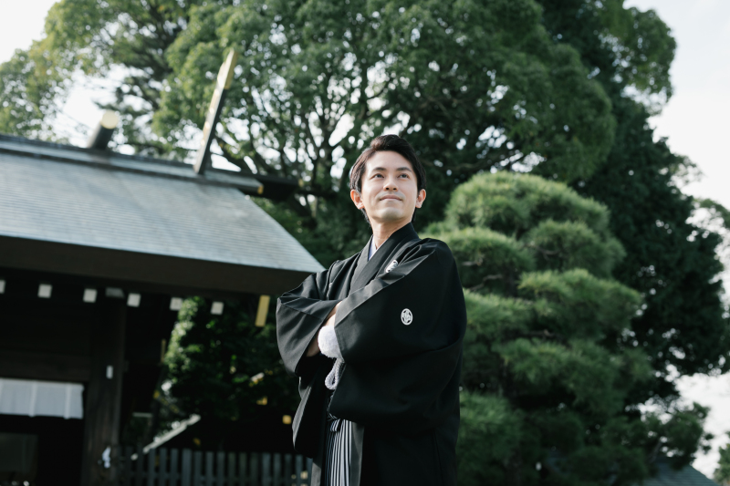 ご新郎様ソロショット