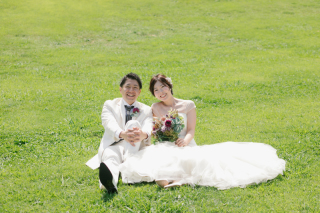 洋装×ロケーション