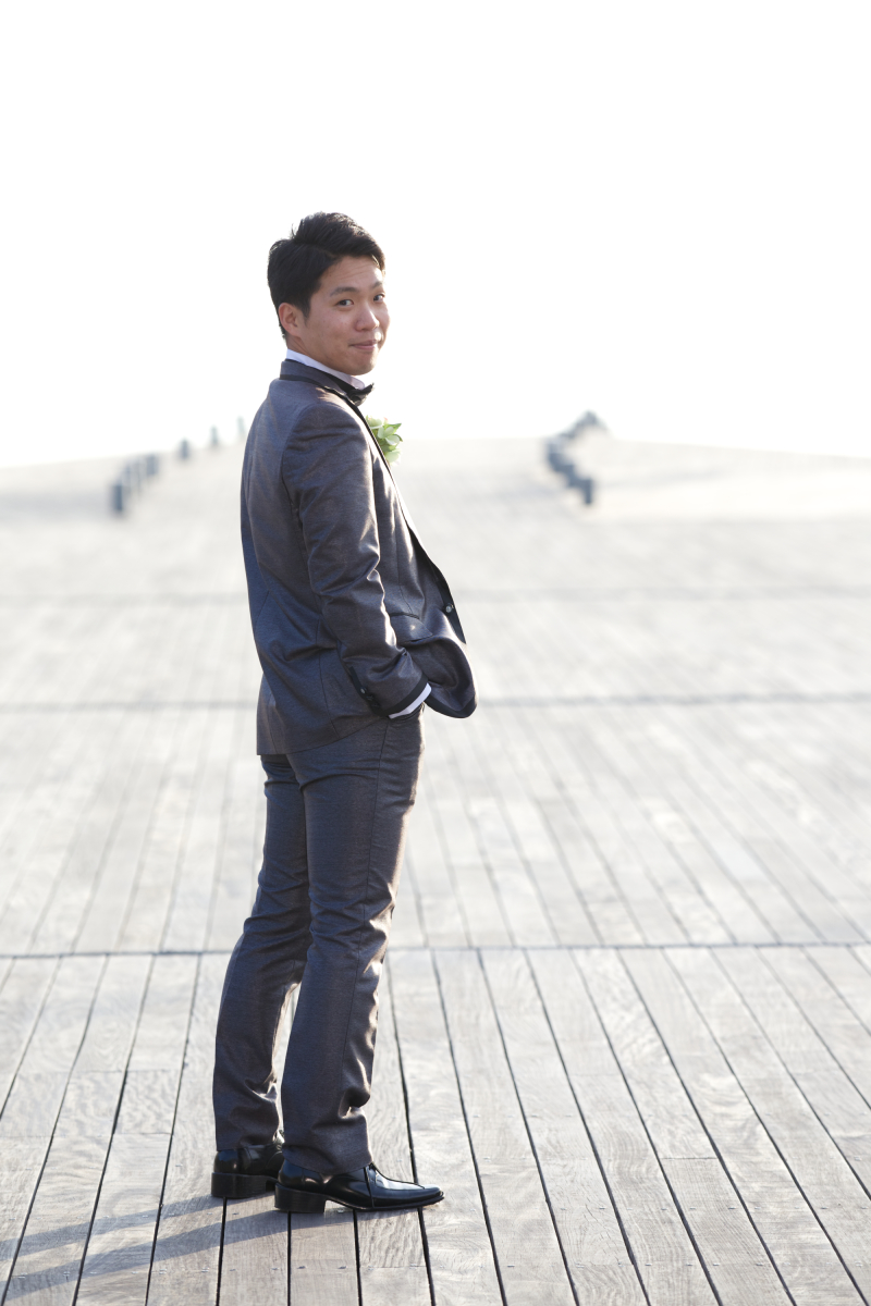 新郎ソロショット