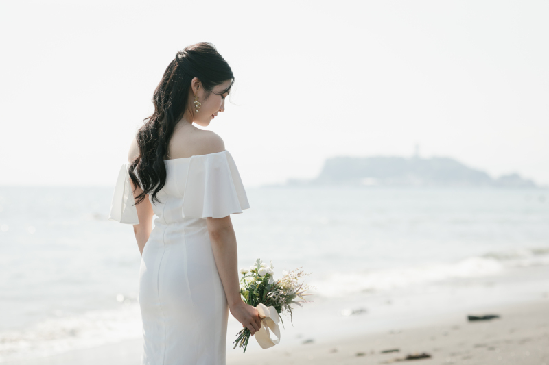 ご新婦様の後ろ姿