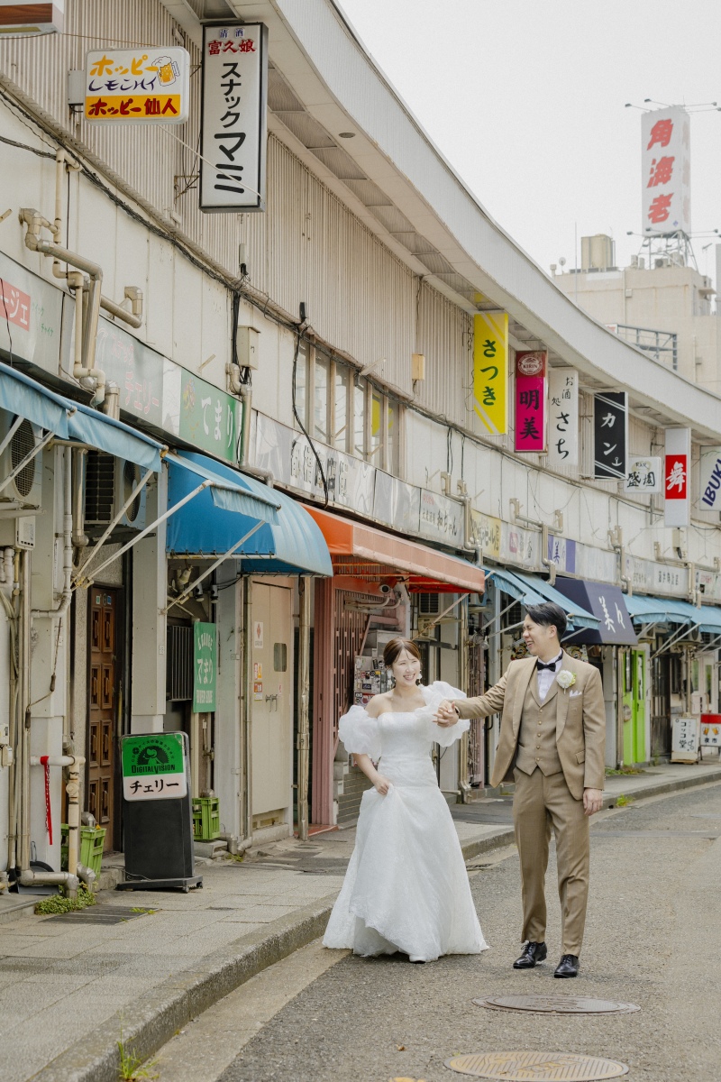 商店街を歩きながら*