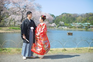 桜×和装ロケーション