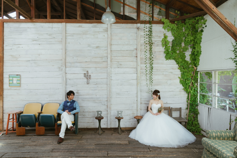 おしゃれな撮影スポットで