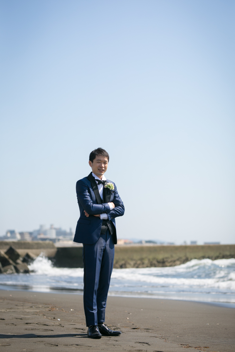 ご新郎様もソロショット