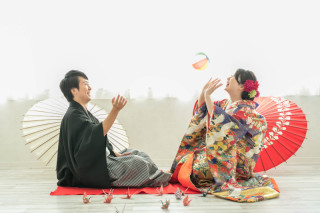 楽しくスタジオ撮影！