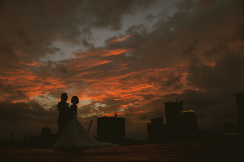 夕暮れ