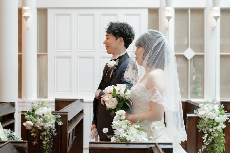 チャペル撮影スタート*