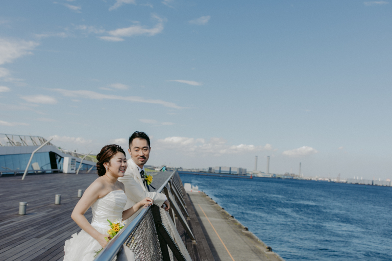 海の見えるスポット!