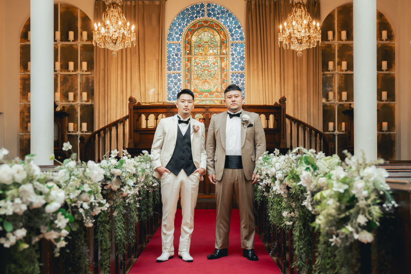 チャペル撮影スタート＊