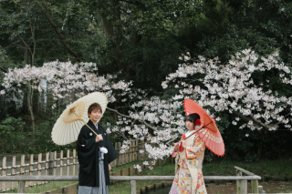 桜×和装ロケーション！