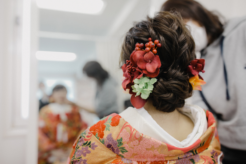 お支度中・・・