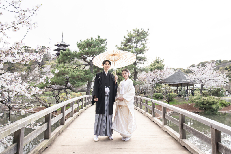 相合い傘もしていただきました♡