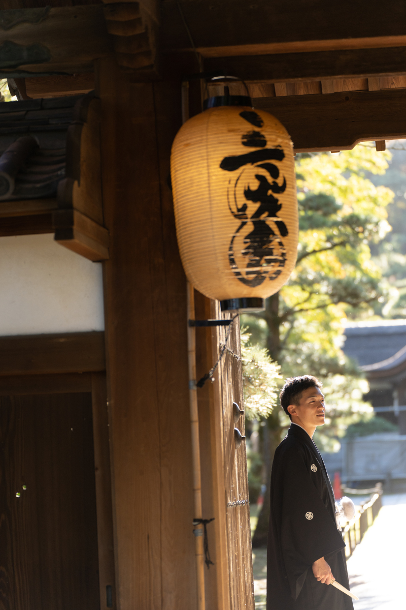 ご新郎様のソロショット