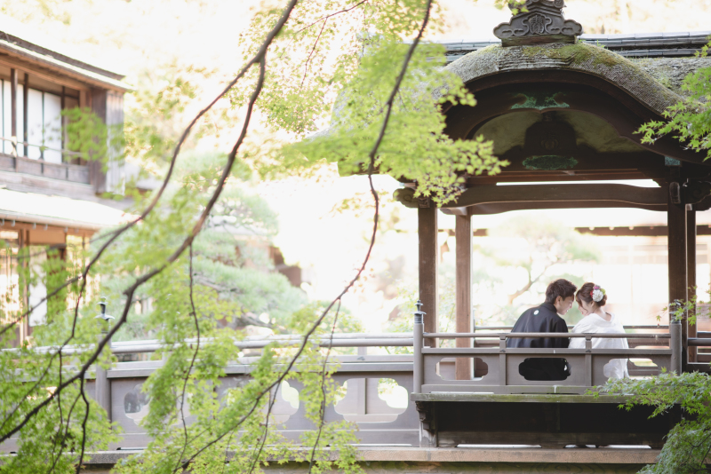 和装　庭園ロケ