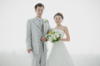 洋装　スタジオ撮影