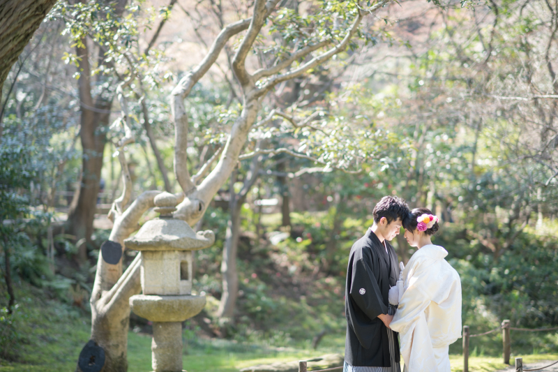 もちろん緑の中でも！