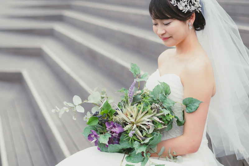 ご新婦様お座りショット*