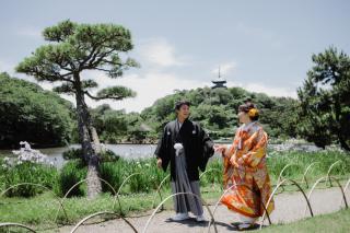 和洋装　ロケーション