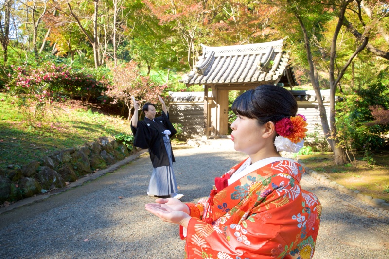 ご新郎様をふぅ〜！！